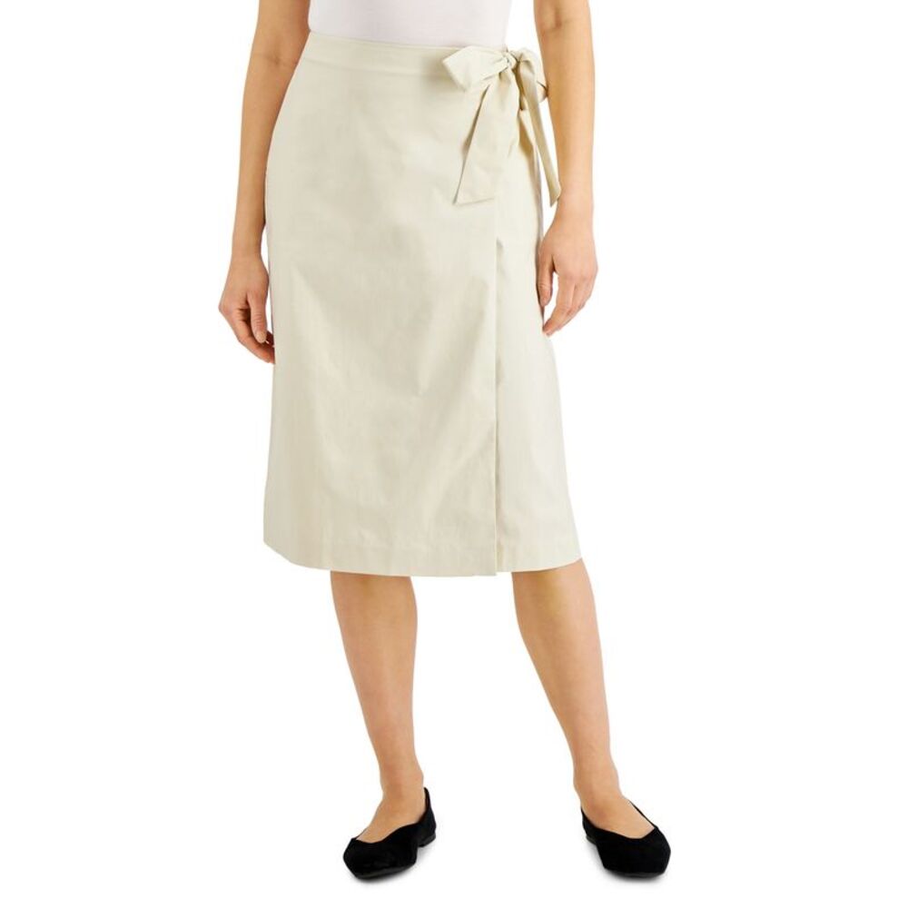 Alfani Tie Faux Wrap Skirt